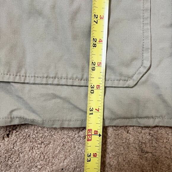 Vtg 90s Swingster Chore Barn Coat Corduroy Collar Workwear Outdoor Utility Farm - Picture 8 of 11